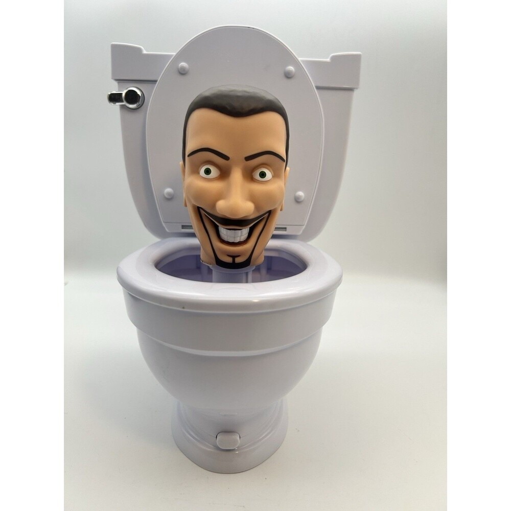 Skibidi Toilet Pop Up Head Figure Sound Effects Interactive Collector💥works💥